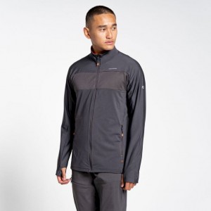 Black Men's Craghoppers NosiLife Valens Softshell Jackets | AU5619YFX