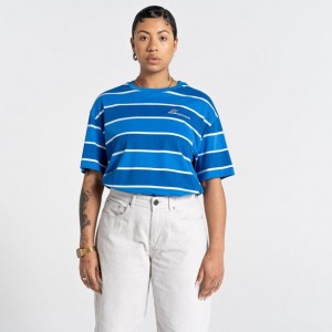 Blue Women's Craghoppers Ventura Short Sleeve T-Shirts | AU3159QSX