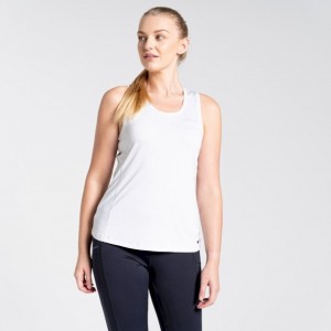 White Women's Craghoppers Aliso Vest T-Shirts | AU8692DXQ